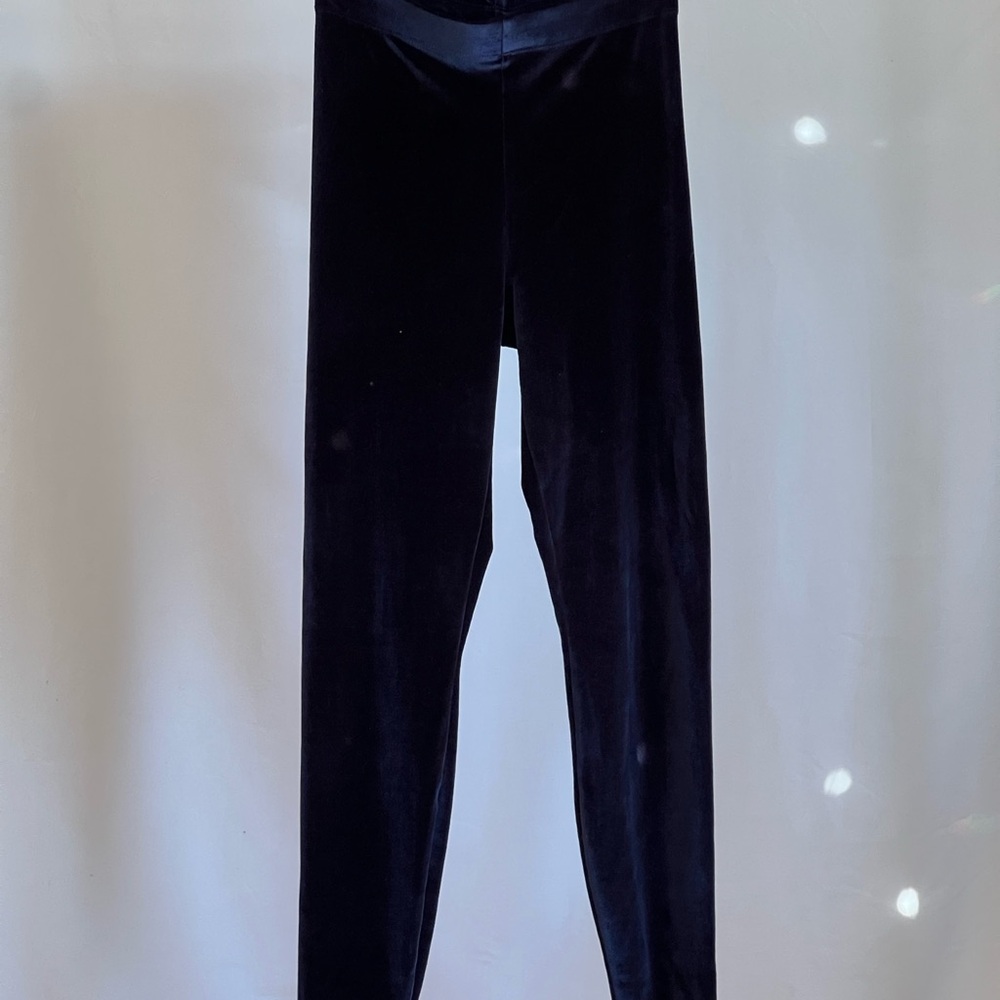Fabletics Navy Blue velvet leggings